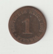 Niemcy-Cesarstwo 1 Pfennig 1875 C