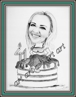 Karykatura na prezent ze zdjęcia na urodziny PROMOCJA