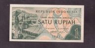 Indonezja - banknot - 1 Rupia 1961 rok