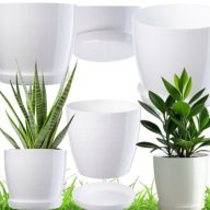 DONICZKA Z PODSTAWKĄ 20 CM KADAX – BIAŁA POŁYSK OKRĄGŁA