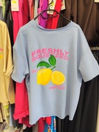 Bluzka koszulka niebieska AZARA Italy r. UNI !!!