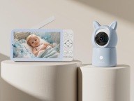 CZEVIEW BM6 Niania Elektroniczna Kamera 2K 4X Zoom 5.5 HD WLAN Aplikacja