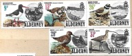 PTAKI EUROPY ALDERNEY 1984 Rodzime Mi 13-17. Stan BDB.