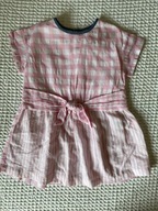 Sukienka kratka zara 98 2-3l lato modna supeł