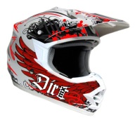 MOTOCROSS ENDURO KASK CARBON CFK CZERWONY XL NOWY CENA DET. 549,-