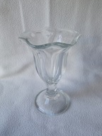 Szklany wazon kielich 15cm