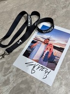 SKYTECH Kartka z autografem, smycz i opaska silikonowa