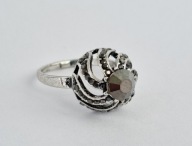 CIEKAWY PIERŚCIONEK MARKAZYTY