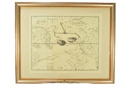 STARA GRAFIKA KONSTELACJE GWIAZDY WAGA SKORPION i INNE OPRAWA ZOBACZ!