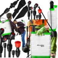 OPRYSKIWACZ CIŚNIENIOWY 16L OGRODOWY PLECAKOWY DŁUGA LANCA DYSZE RĘCZNY