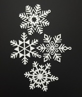 Urocze Śnieżynki 3D - Idealne Dekoracje Świąteczne / Zimowe!