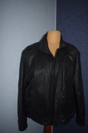 Dustine Kurtka męska czarna skórzana skóra naturalna _56