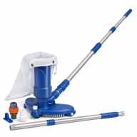 Odkurzacz Do Basenu Z Drążkiem Zestaw Czyszczący Siatka Wąż Ogrodowy CE