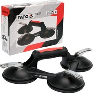 YATO UCHWYT PRZYSSAWKA DO SZYB PŁYT SZKŁA GLAZURY 190kg 3x125mm POTRÓJNY
