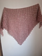 CHUSTA ŁOSOSIOWA WEŁNA Z AKRYLEM DZIEŃ MATKI