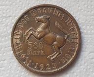 500 Mark,1923, Westfalia, Niemcy ,moneta zastępcza