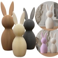 14 cm Figurka dekoracyjna ZAJĄC Z USZAMI na Wielkanoc KRÓLIK Ozdoba do domu