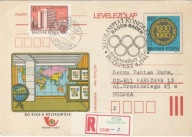 Kasownik z okazji XI Kongresu Olimpijskiego 1981r. Węgry