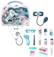 ZESTAW LEKARSKI DLA MAŁEGO DOKTORA Z WALIZKA I DŹWIĘKIEM DLA DZIECI LEKARZ