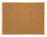 TABLICA KORKOWA 90X60 RAMA DREWNIANA Z PINEZKAMI ORGANIZER ŚCIENNY