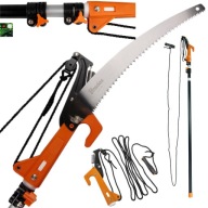 PILA DO GALEZI TELESKOPOWA Z SEKATOREM DO OGRODU 3.75M OSTRA OSTRZE 23CM