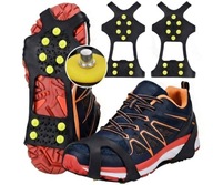 NAKŁADKI ANTYPOŚLIZGOWE NA BUTY Z KOLCAMI BEZPIECZNE NA LÓD ŚNIEG 39-44