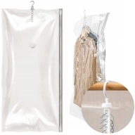 4X WOREK PRÓŻNIOWY Z WESZAKIEM NA UBRANIA WISZĄCY TRANSPARENTNY DUŻY 70x140