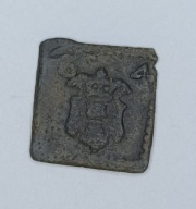 GDAŃSK - żeton MUNICYPALNY / MIEJSKI - 1664 - ołów