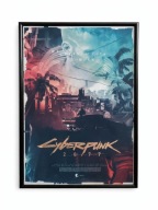 Cyberpunk 2077 - Plakat w Ramce A3| Gra RPG | Fanart | Wzory do wyboru