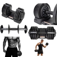 Hantle Żeliwne Regulowane Zestaw ciężar do ćwiczeń Trexo 24 kg