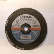 Tarcz ścierna do cięcia metalu UNIFAM 230x3,2x22