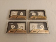 MC / Kaseta magnetofonowa BASF CHROME MAXIMA II 90 / 4 sztuki