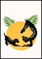 A2 OBRAZ PLAKAT JOGA ASANY MEDYTACJA HARMONIA