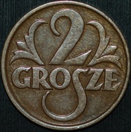 2 grosze 1928 - piękny egzemplarz