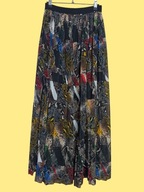 długa kolorowa włoska SPÓDNICA plisowana 36/38/40