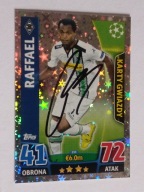Karta topps match attax autograf Monchengladbach Champions League Raffael