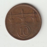 Czechoslowacja 10 Halerzy 1922 piekny stan