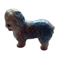 Figurka - owczarek staroangielski. Melba Ware - England. Połowa XX w.