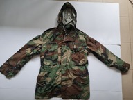 Kurtka M65 Mundur US Army Small Regular Woodland naszywki USA kontrakt