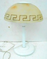 Lampa gabinetowa klosz szklany motyw antyczny