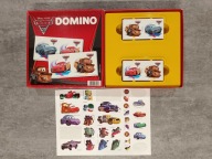 Układanka edukacyjna gra domino Cars Clementoni + gratis naklejki
