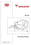 Welger RP 545 - instrukcja obsługi prasy zwijającej PL (2013)