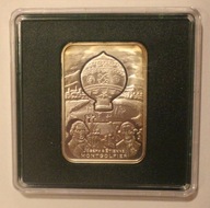 BALON 1 $ NIUE 2010 - "Jak człowiek zdobywał przestworza" + CERTYFIKAT