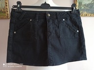 GUESS JEANS SPÓDNICA mini z kieszeniami dżety 38