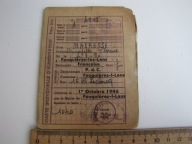 STARE KARTKI ŻYWNOŚCIOWE ZAOPATRZENIE FRANCJA 1946 R 1