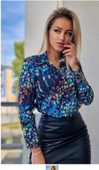 Koszula damska r s wzorki pl producent niebieska