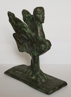 Levkovitch (1936-2025) KOBIETA PTAK 1996 r. PIETRASANTA Włochy CERTYFIKAT