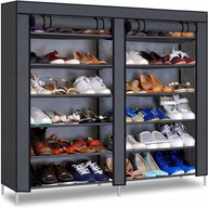 SZAFKA NA BUTY DUŻA 12 PÓŁEK OBUWIE DO HOLU TEKSTYLNA ORGANIZER SKŁADANA XL