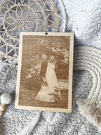 Grawerowane zdjecie A4 na prezent dzień babci walentynki ślub