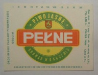 STARA ETYKIETA PIWO JASNE PEŁNE BROWAR OKOCIM